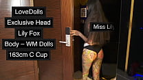 Russian, Caucasian, Brunette, Sex Doll, Love Doll, WM 163cm C Cup Jiggle Video